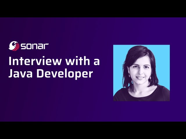 Interview with a Java Developer | Software Engineer